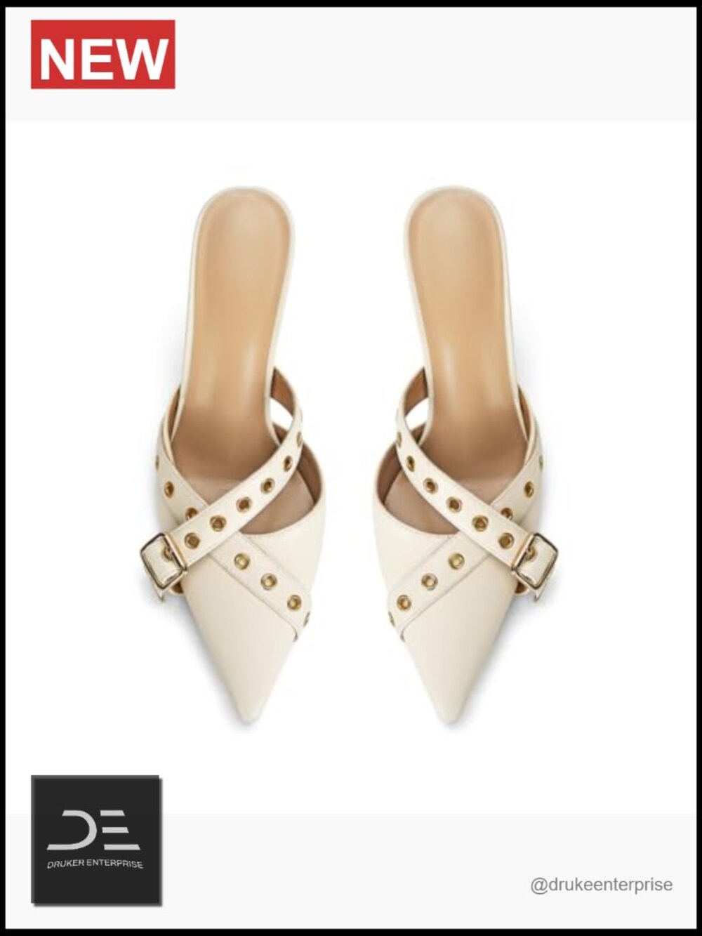 Pointed Toe Kitten Heels Stiletto Mules Slip On Bow Studded Pumps Women - Picture 4 of 7